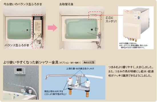 リンナイ風呂ガス釜(都市ガス用)